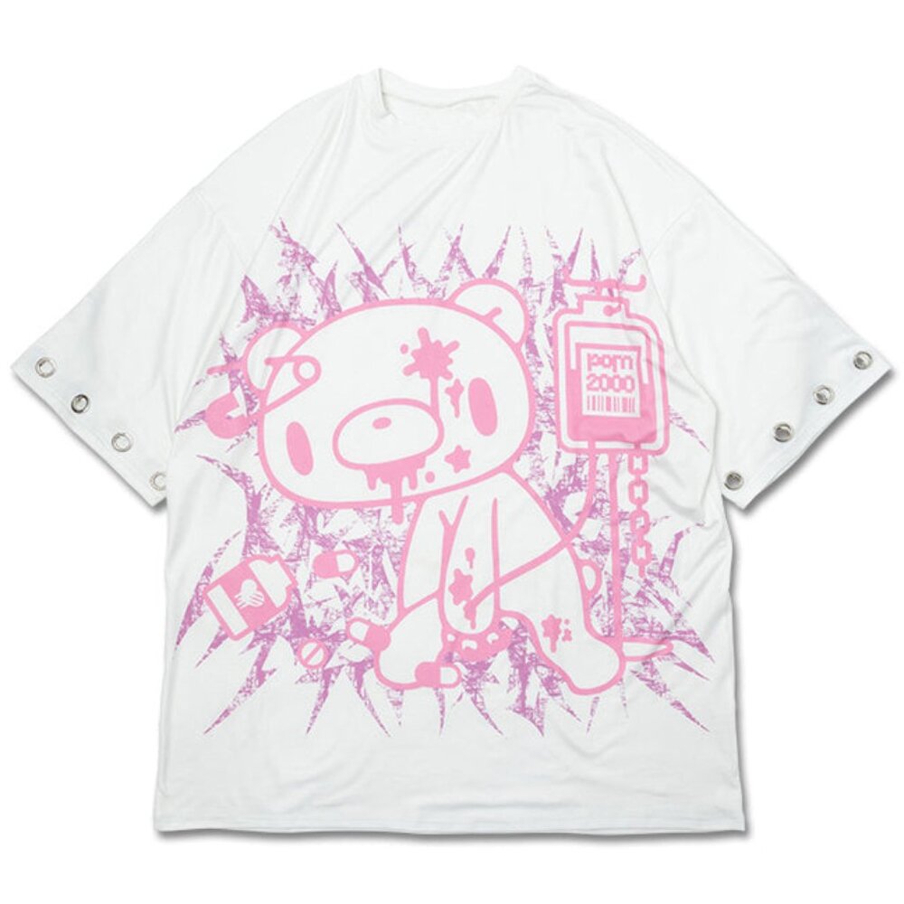 ACDC RAG - Gloomy Bear Pastel Gloomy Ring White Oversized Tee